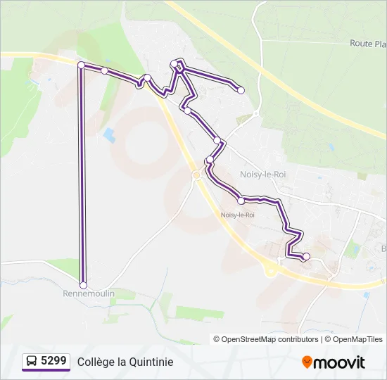 5299 Bus Line Map