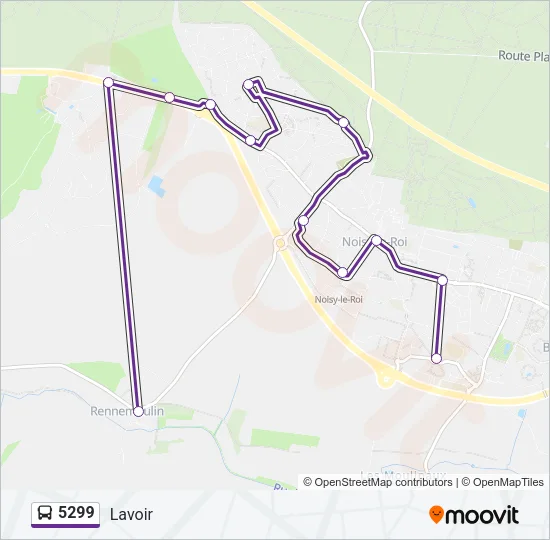 5299 Bus Line Map