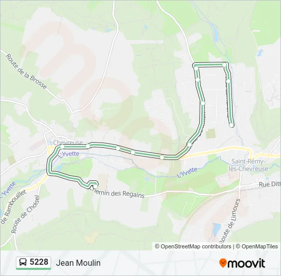 5228 Bus Line Map