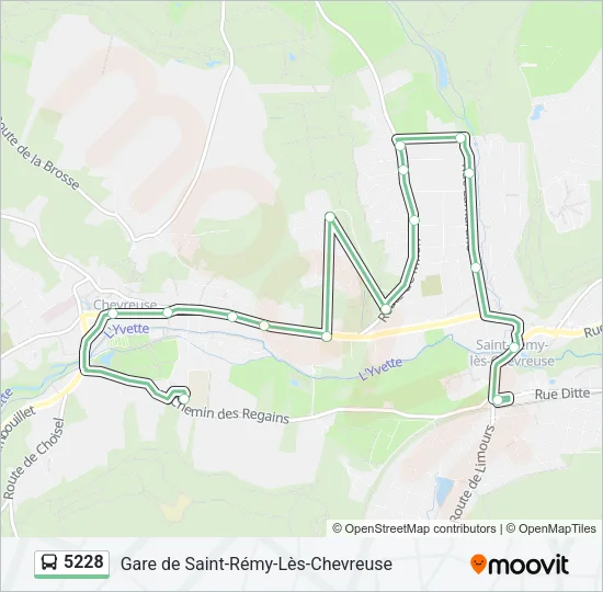 5228 Bus Line Map