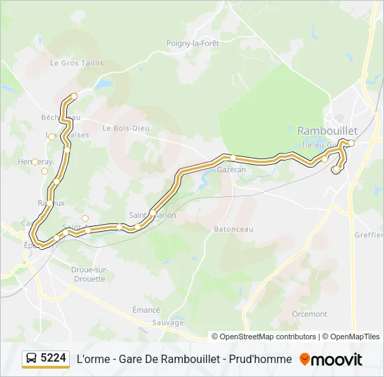 5224 Bus Line Map