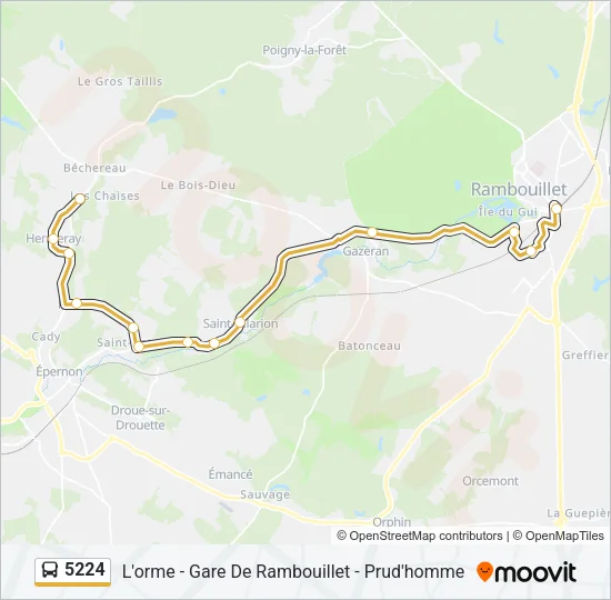 5224 Bus Line Map