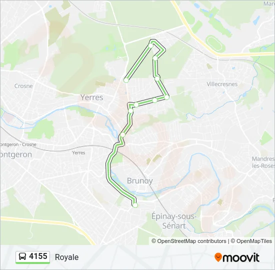 4155 Bus Line Map