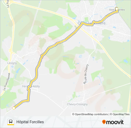 TÀD 3144 Bus Line Map