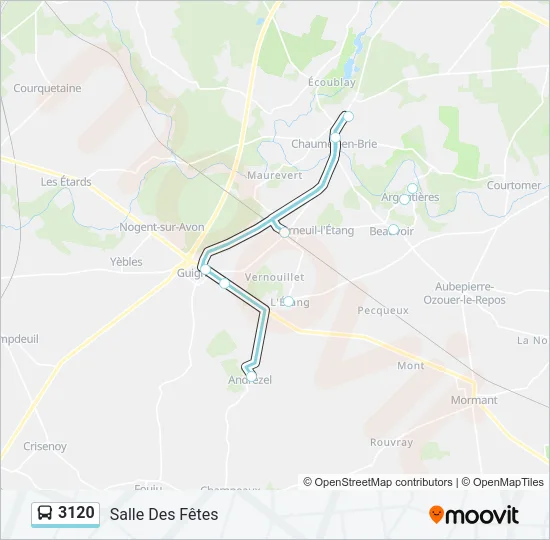 3120 Bus Line Map