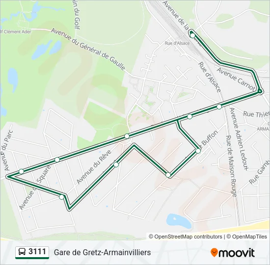 3111 Bus Line Map