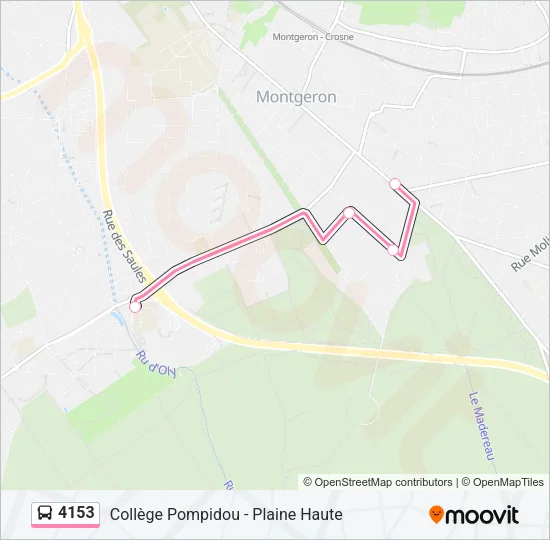 4153 Bus Line Map