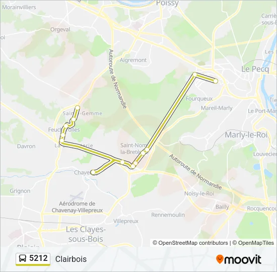5212 Bus Line Map