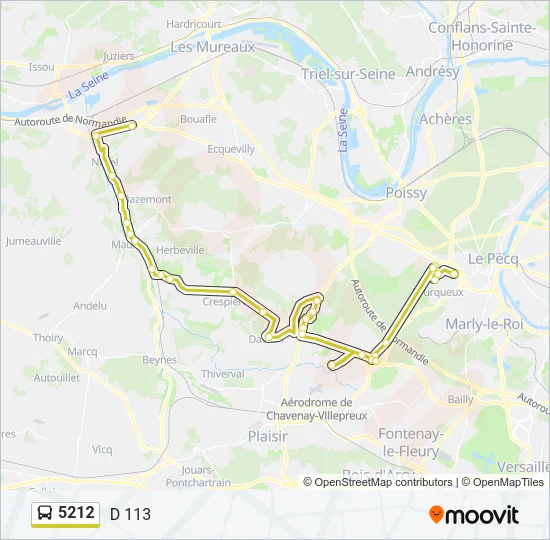 5212 Bus Line Map