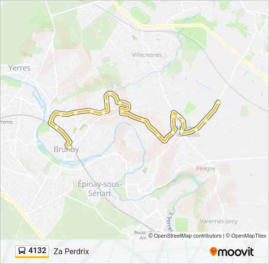4132 Bus Line Map