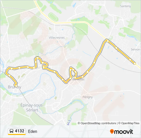 4132 Bus Line Map