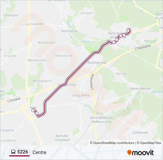 5226 Bus Line Map