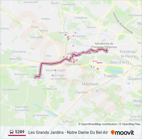 5289 Bus Line Map