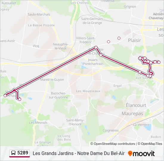 5289 Bus Line Map
