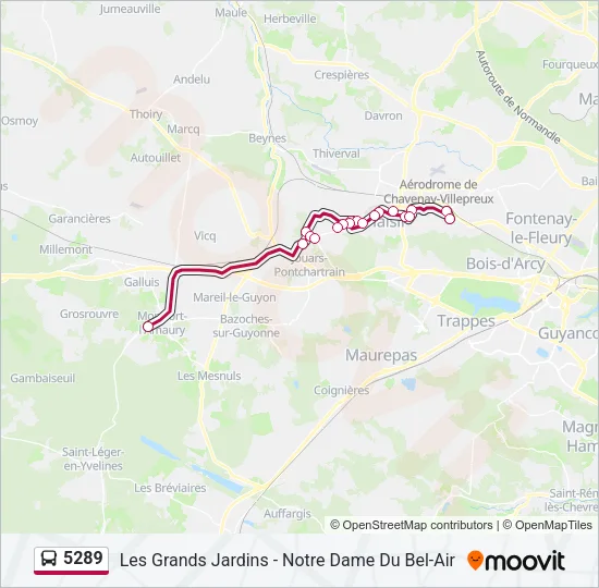 5289 Bus Line Map