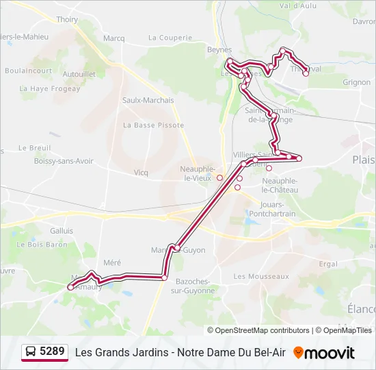 5289 Bus Line Map