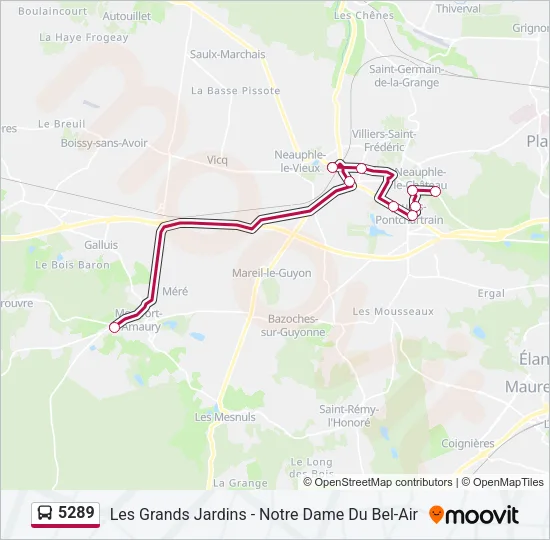 5289 Bus Line Map