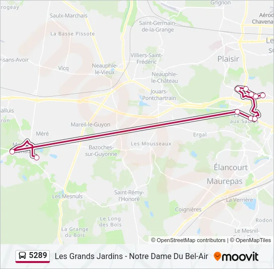 5289 Bus Line Map