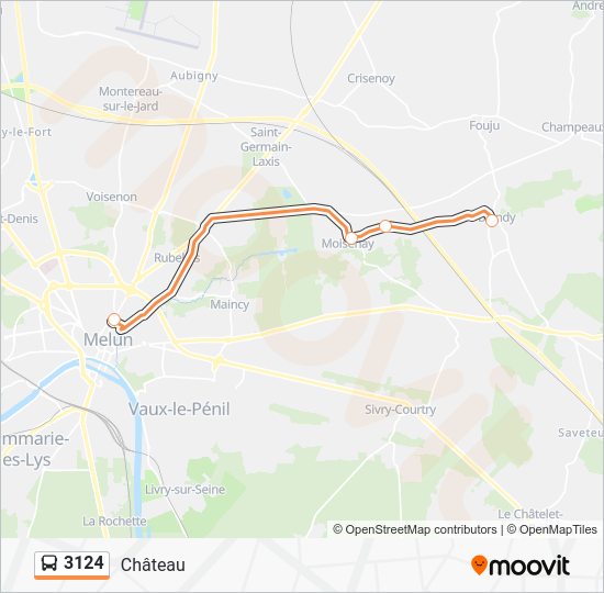 Línea 3124: horarios, paradas y mapas - Château (Actualizado)