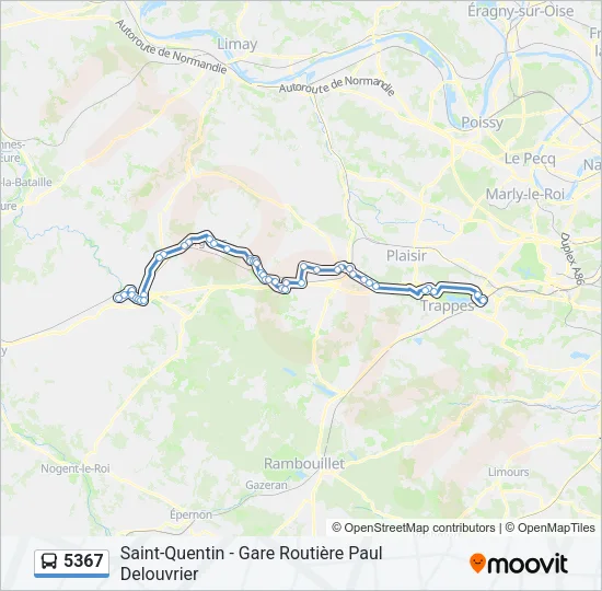 5367 Bus Line Map