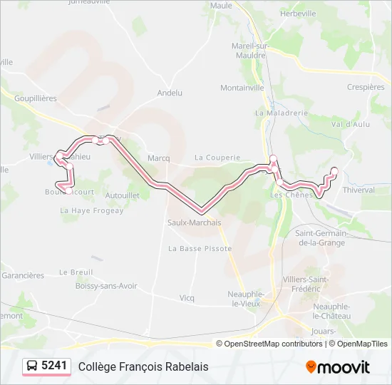 5241 Bus Line Map