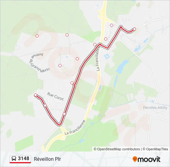 3148 Bus Line Map