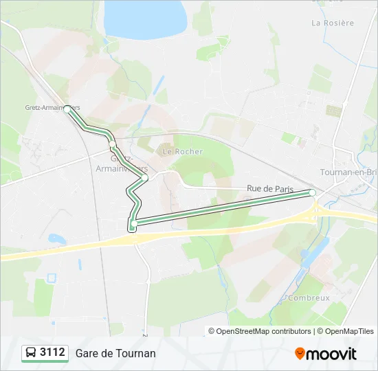 3112 Bus Line Map