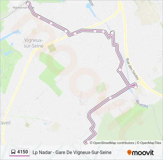 4150 Bus Line Map