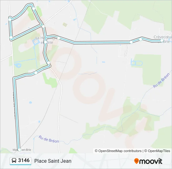 3146 Bus Line Map