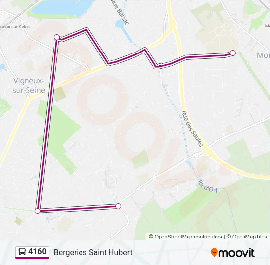 4160 Bus Line Map