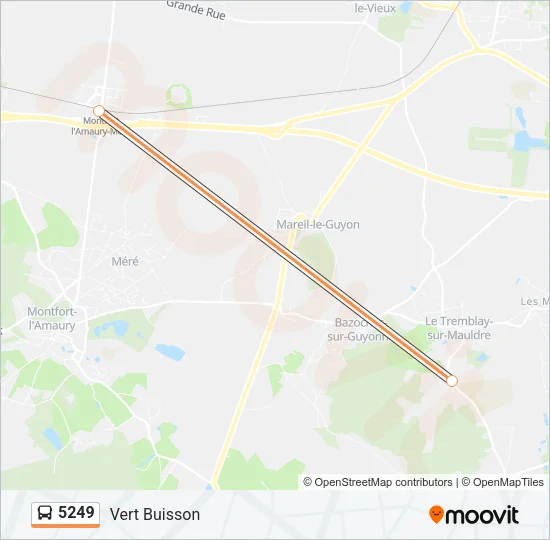 5249 Bus Line Map