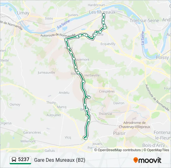 5237 Bus Line Map