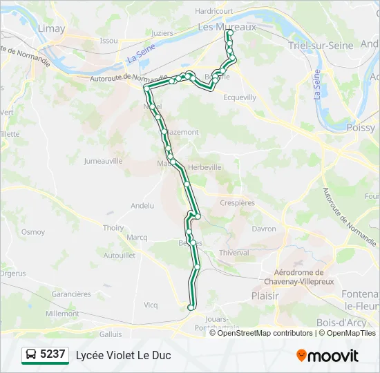 5237 Bus Line Map