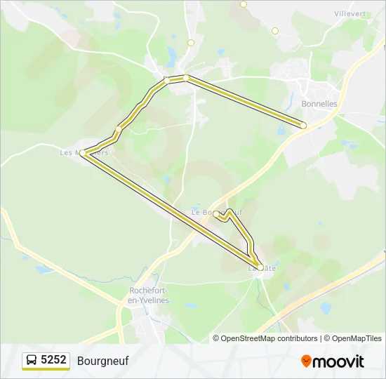 5252 Bus Line Map