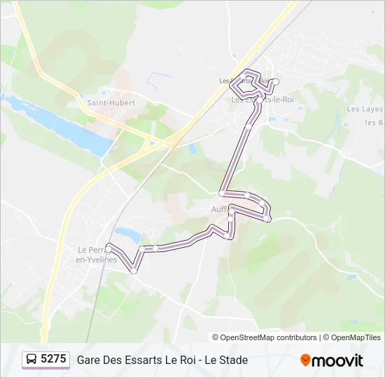 5275 Bus Line Map