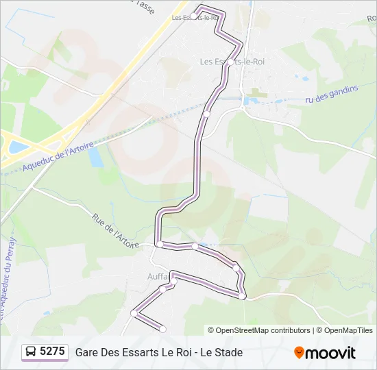 5275 Bus Line Map