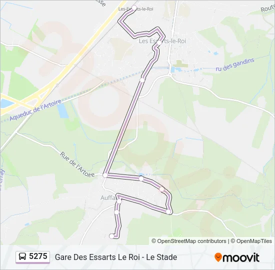 5275 Bus Line Map