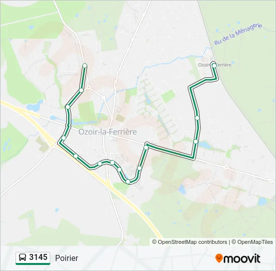 3145 Bus Line Map