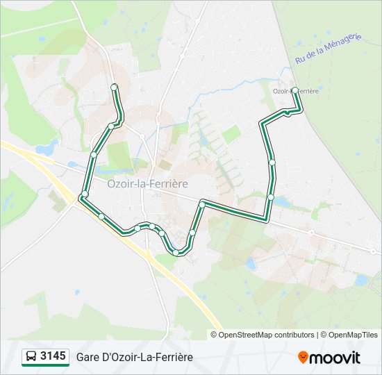 3145 Bus Line Map