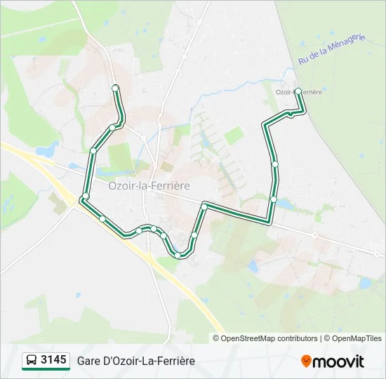 3145 Bus Line Map