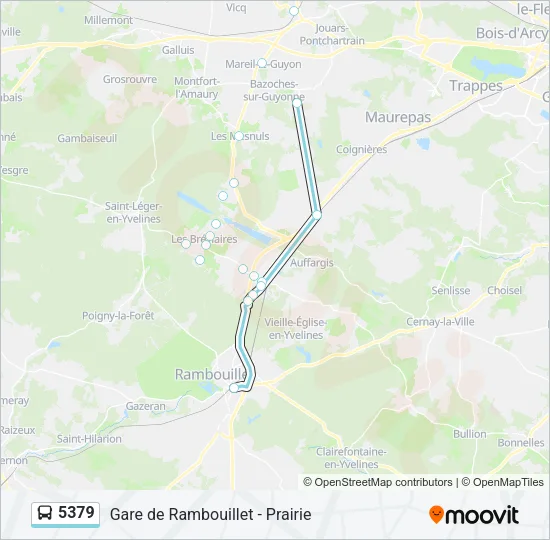 5379 Bus Line Map