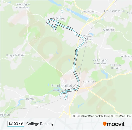5379 Bus Line Map