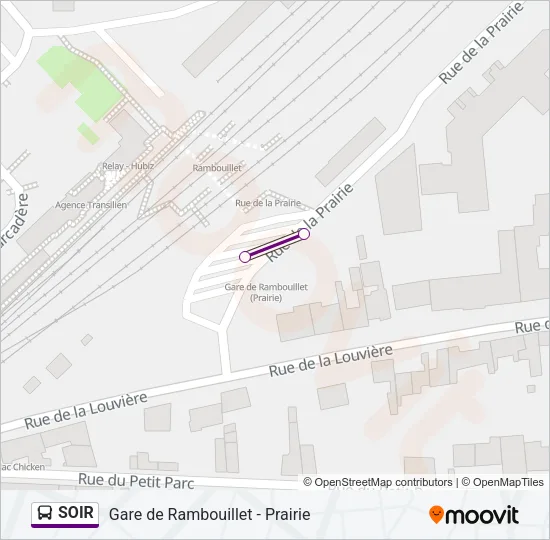 SOIR Bus Line Map