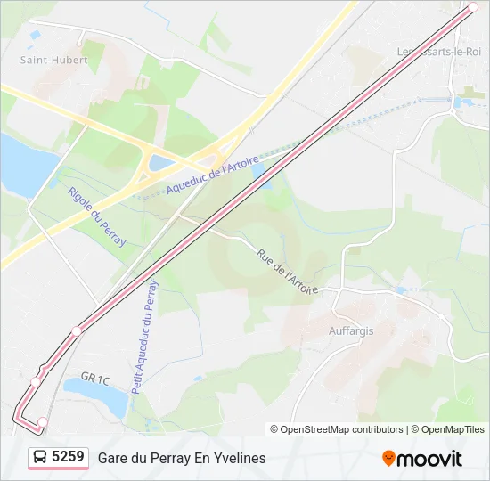 5259 Bus Line Map