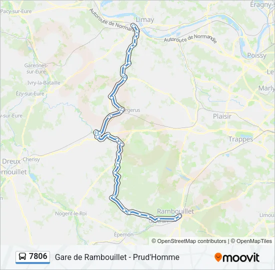 7806 Bus Line Map