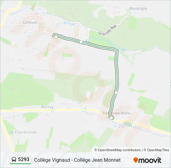 5293 Bus Line Map