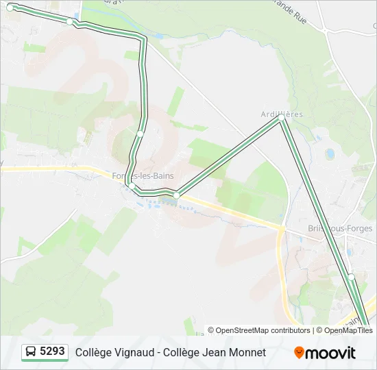 5293 Bus Line Map