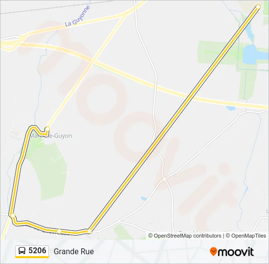 5206 Bus Line Map