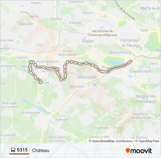 5315 Bus Line Map