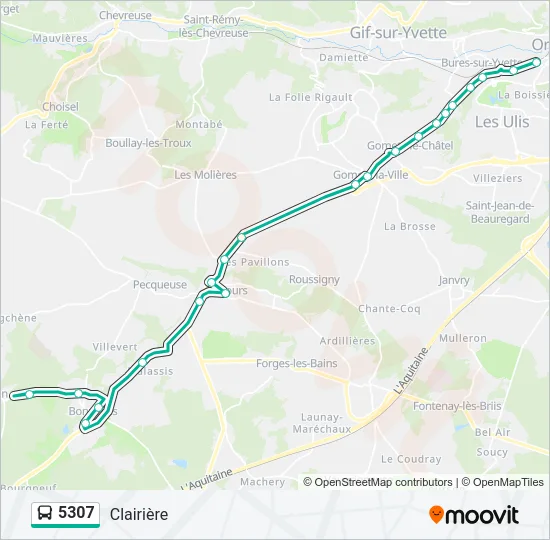 5307 Bus Line Map